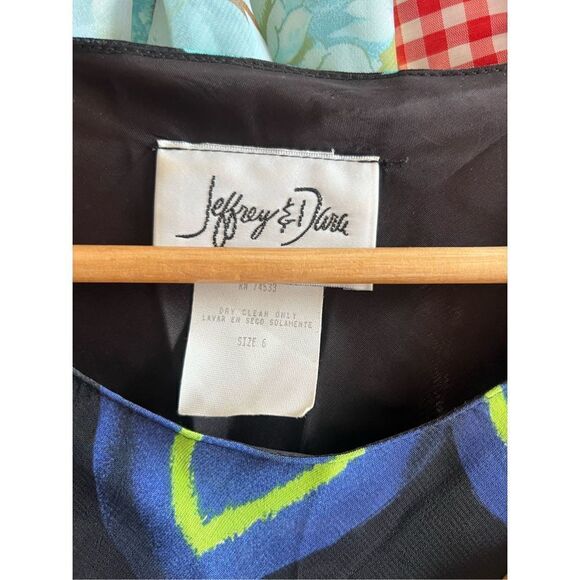 90s Jeffrey and Dara Floral Dress - Picture 2 of 2